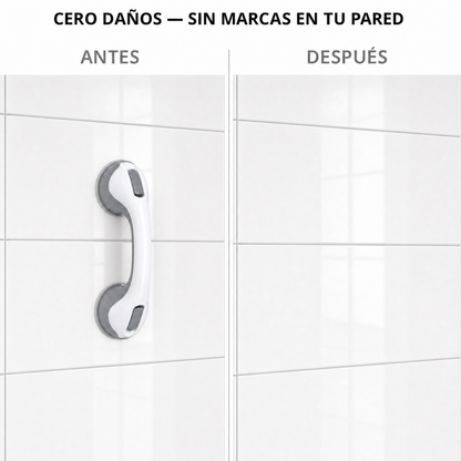 Barra de Apoyo Alderwell con Ventosa — Kit Baño Blindado